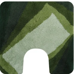 Tapis de WC - 55x55cm - Vert - Acrylique - antidérapant - Kali SPIRELLA