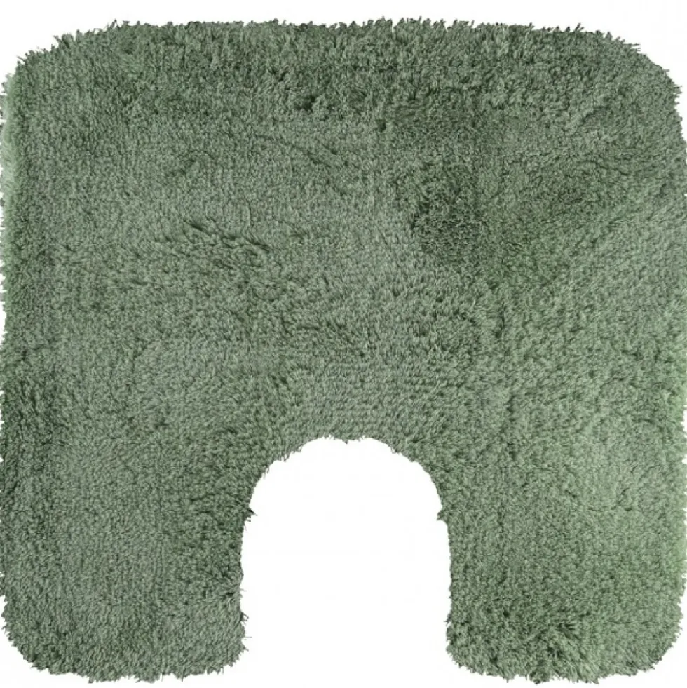 Tapis de WC - 55x55cm - Vert Basil - Acrylique - antidérapant - Bree SPIRELLA