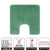 Tapis de WC - 55x55cm - Vert Basil - Microfibre - antidérapant - Highland SPIRELLA