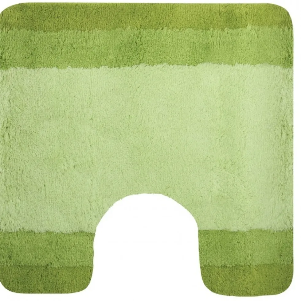 Tapis de WC - 55x55cm - Vert Kiwi - Microfibre - antidérapant - Balance SPIRELLA