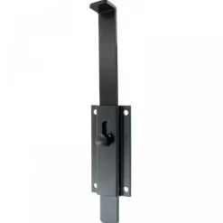Targette plate en aluminium - portail et portillon BURGAUD