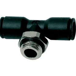 Té au centre à piquetage mâle filetage BSPP cylindrique 3198 - Ø 8 mm PARKER LEGRIS