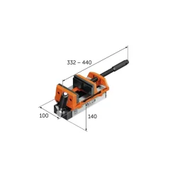 Étau magnétique VersaMag - longueur 100 mm FEIN