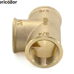 Té bronze femelle à visser VIEGA