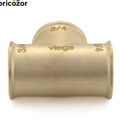 Té bronze femelle à visser VIEGA