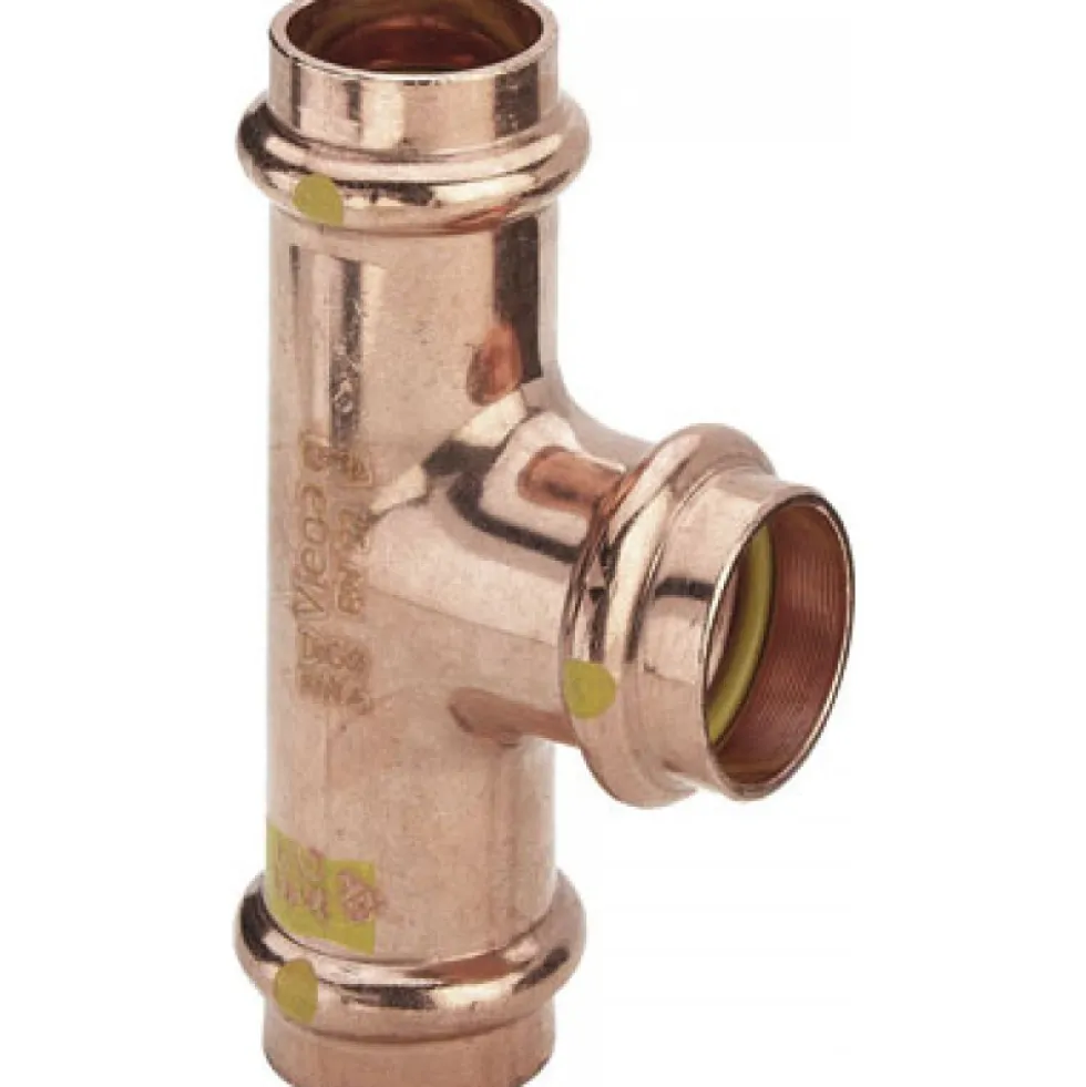 Té cuivre égal à sertir spécial Gaz VIEGA