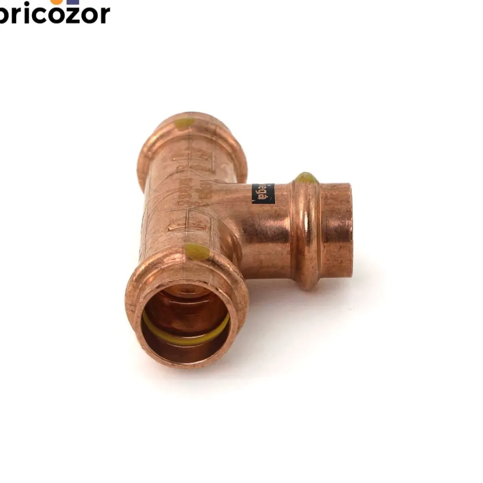 Té cuivre égal à sertir spécial Gaz VIEGA