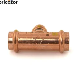 Té cuivre réduit à sertir spécial Gaz VIEGA