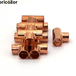 Té cuivre à souder 130CU - différents diamètres BRICOZOR