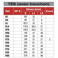 Té de visite pvc avec bouchon - mâle-femelle - diamètre 100 mm NICOLL