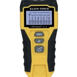 Testeur de câbles RJ45/RJ11 avec générateur de tonalité LAN SCOUT Klein Tools