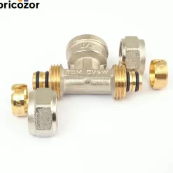 Té femelle à compression pour tube multicouche - diamètre 16 mm BOUTTÉ