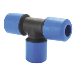 Té égal PE pour tube PE Ø 20 mm - instantané - Speedfit Blue John Guest