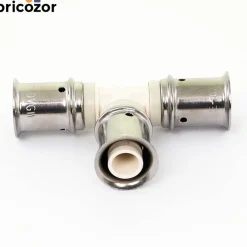 Té égal à sertir - pour tube multicouche MULTITUBO