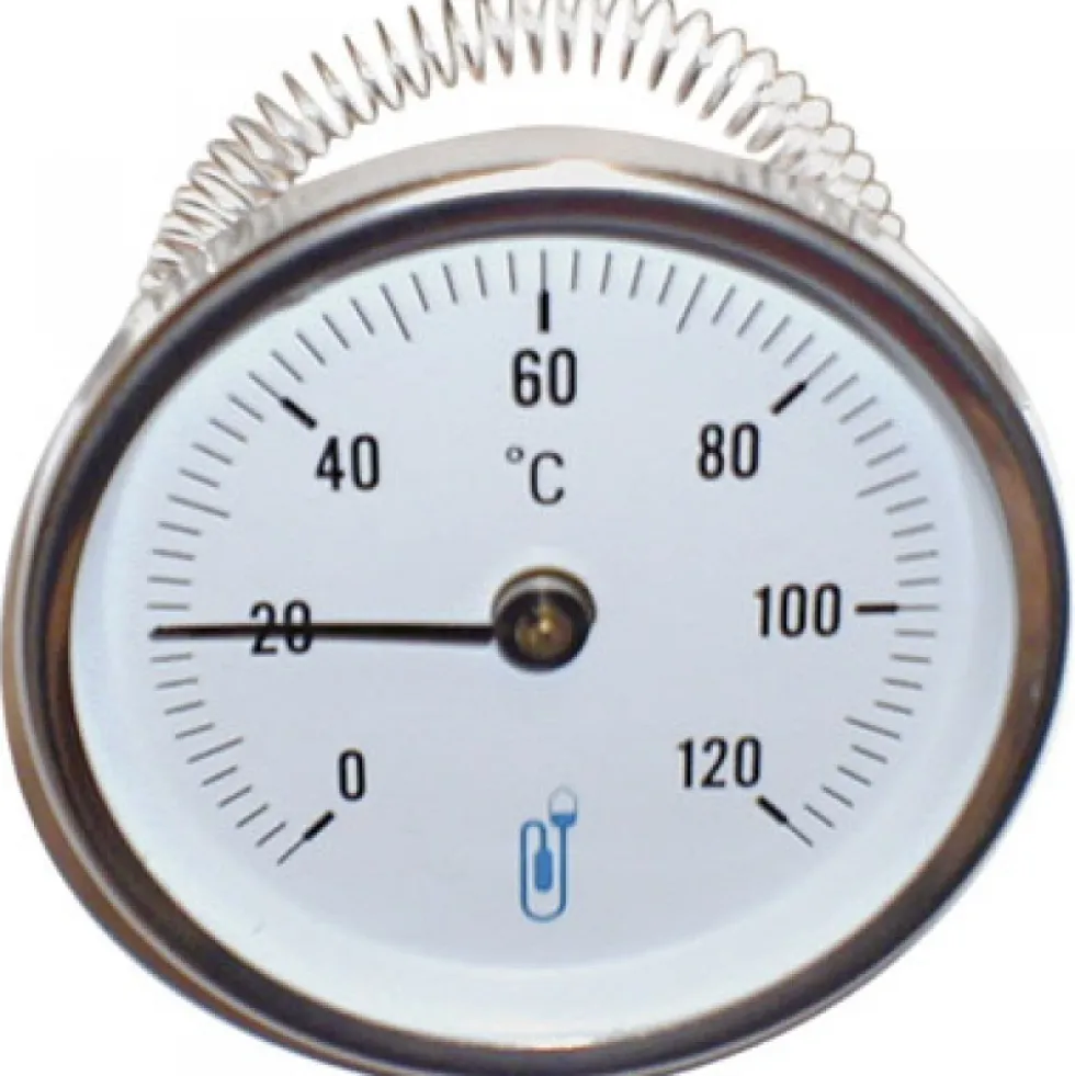 Thermomètre bimétallique à cadran applique Ø 80 DISTRILABO