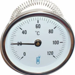 Thermomètre en applique - cadran de diamètre 63 mm DISTRILABO