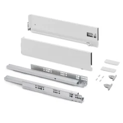 Tiroir extérieur Vertex 3D blanc - hauteur 131 mm - charge 40 kg EMUCA