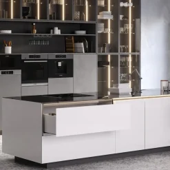 Tiroir extérieur Vertex 3D blanc - hauteur 83 mm - charge 40 kg EMUCA