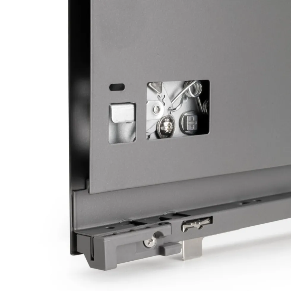 Tiroir extérieur Vertex 3D gris anthracite - hauteur 131 mm - charge 40 kg EMUCA