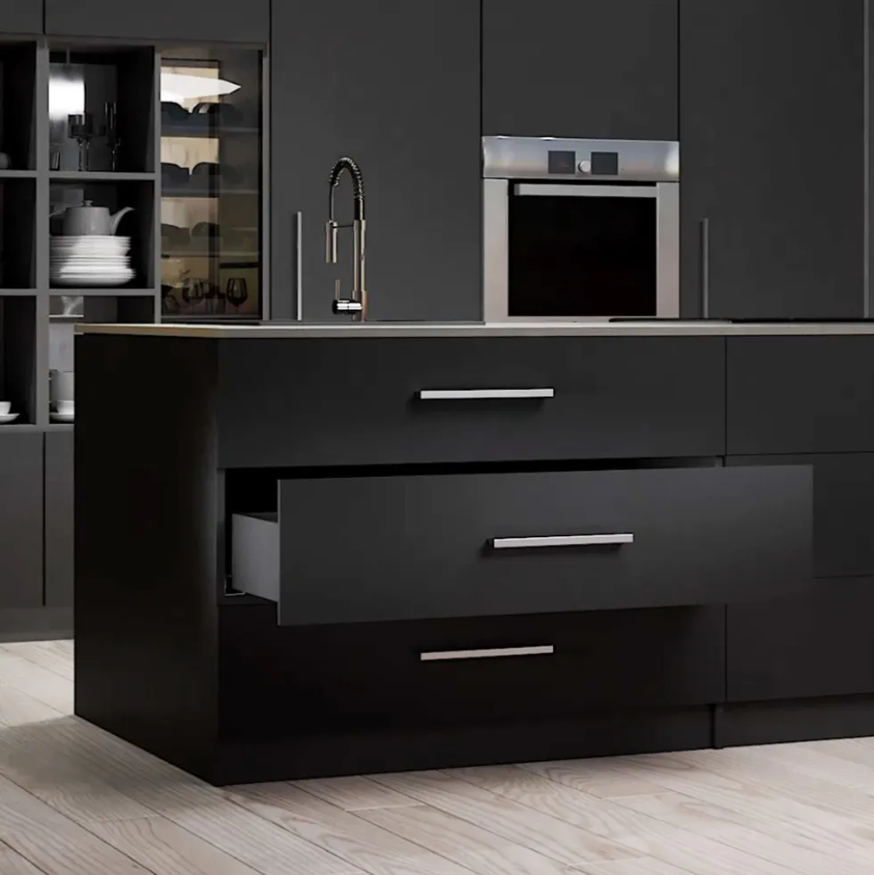 Tiroir extérieur Vertex 3D gris anthracite - hauteur 131 mm - charge 40 kg EMUCA