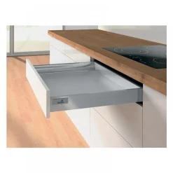 Tiroir sous four InnoTech Atira - kit partiel - hauteur 54 mm - argent HETTICH