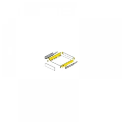 Tiroir sous four InnoTech Atira - kit partiel - hauteur 54 mm - argent HETTICH