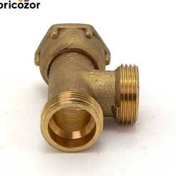 Té laiton avec écrou prisonnier MM20x27 - F20x27 BRICOZOR