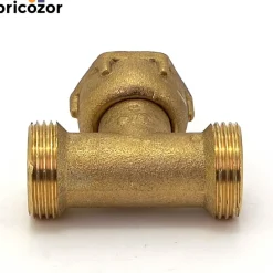 Té laiton avec écrou prisonnier central M-F-M 20x27 BRICOZOR