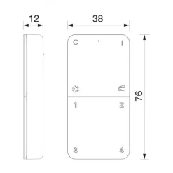 Télécommande multifonctions LITE Remote pour modules de contrôle MEC Lite L&S LIGHT
