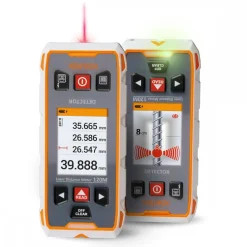 Télémètre laser rechargeable avec détecteur mural intégré Turbo Tronic