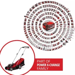 Tondeuse à gazon électrique - GE-CM 36/33 Li (2x2,5Ah) - Power X-Change EINHELL