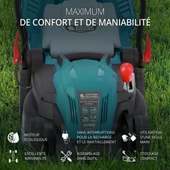 Tondeuse électrique 1400W - largeur de travail 38 cm - KS 38LM KONNER & SOHNEN
