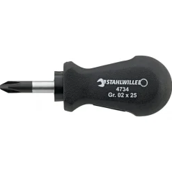 Tournevis court - empreinte Phillips - DRALL - PH2 x 25 mm STAHLWILLE
