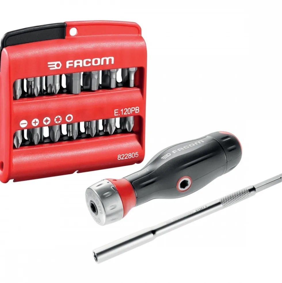 Tournevis porte-embouts 3 en 1 - 29 pièces - PROTWIST FACOM