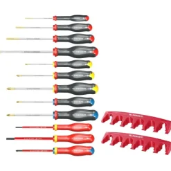 12 tournevis protwist Fente, Phillips, Pozidriv et isolés - AT.J12R1 FACOM