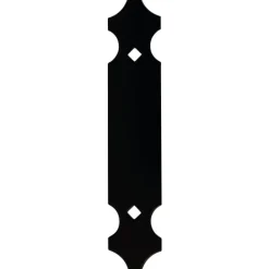 Té paumelle réglable pour volets aluminium - 34 x 179 - finition noir TORBEL