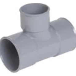 Té pied de biche réduit en pvc 87°30 - femelle-femelle NICOLL