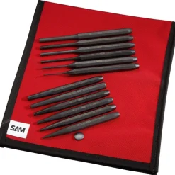 Trousse de 6 chasse-goupilles et 6 chasse-clous hexagonaux 7-CTR12A SAM OUTILLAGE