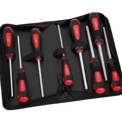 Trousse de 8 clés à douilles emmanchées bi-matière Samsoforce SAM OUTILLAGE