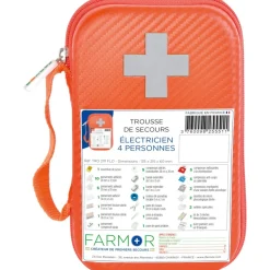 Trousse de secours - accidents de type "électricien" - 4 personnes FARMOR