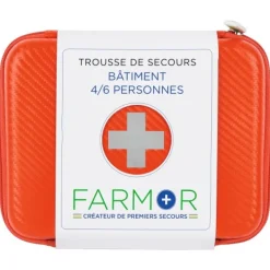 Trousse de secours "Bâtiment" - 4/6 personnes FARMOR
