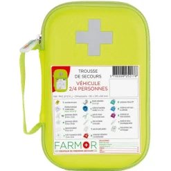 Trousse de secours pour véhicule - 2/4 personnes FARMOR