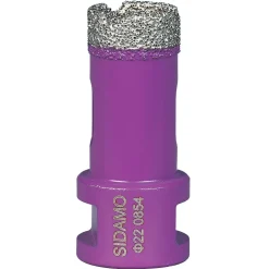 Trépan diamant à sec - M14 - Ø 22 mm SIDAMO