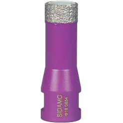 Trépan diamant à sec - M14 - Ø 18 mm SIDAMO