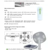 Tête de mât candélabre hybride - avec télécommande - BF-HYBRID9W BF LIGHT