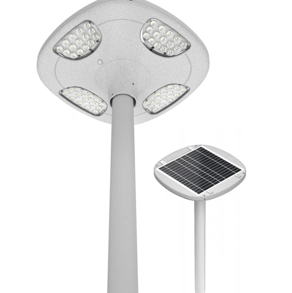 Tête de mât candélabre solaire autonome - avec télécommande - BF-SCL9W BF LIGHT