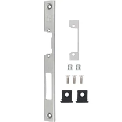 Têtière de gâche électrique - en U - pour menuiserie PVC – 391 EFF EFF