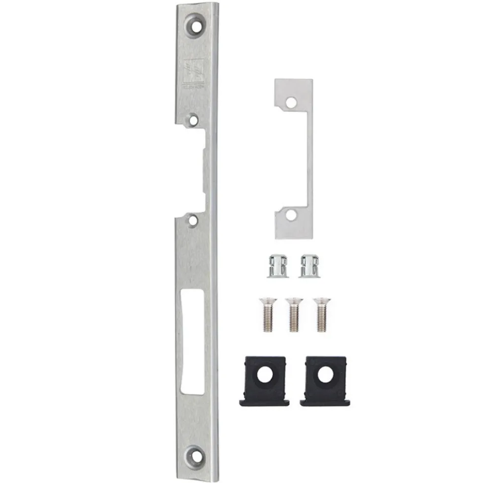 Têtière de gâche électrique - en U - pour menuiserie PVC – 391 EFF EFF
