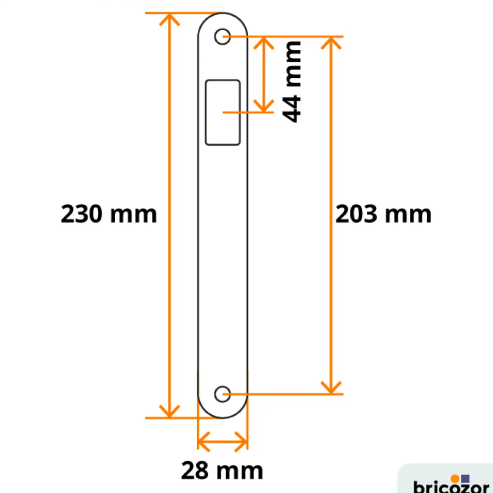 Têtière ronde pour serrure - inox - GK2 TIRARD