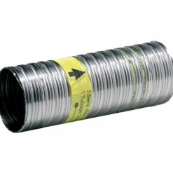 Tubage flexible double inox - 80/86 mm - 8 ou 25 mètres - Ten Liss TEN